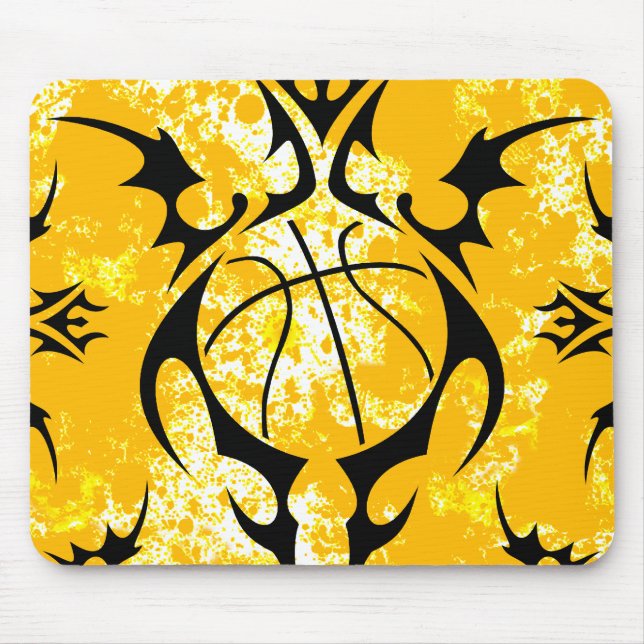 Tapis De Souris basketball. tribal. (Devant)