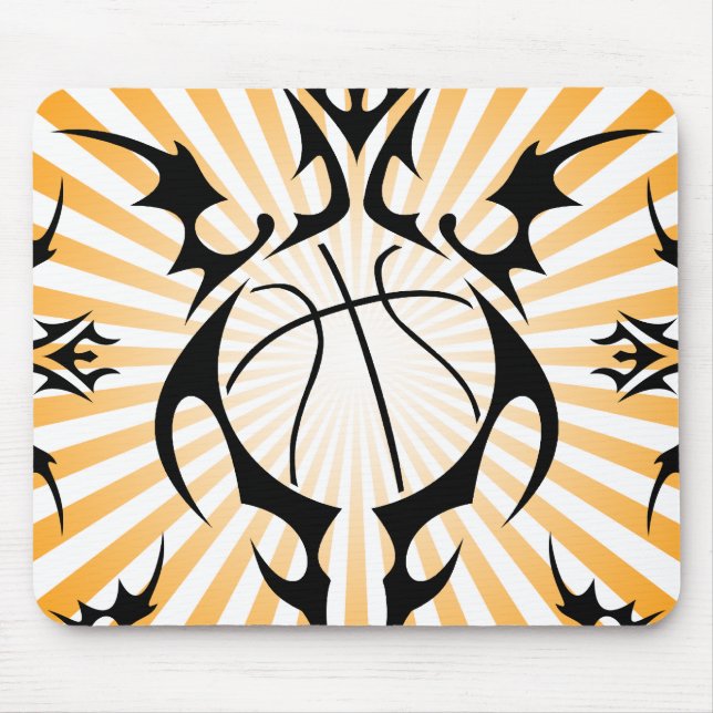 Tapis De Souris basketball. tribal. (Devant)
