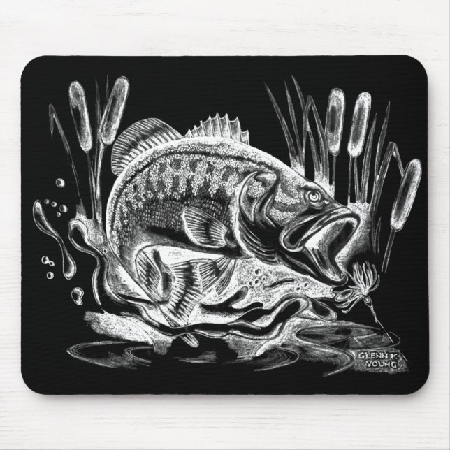 Tapis De Souris Basse à grande bouche (Devant)