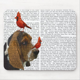 Tapis De Souris Basset Hound et Birds