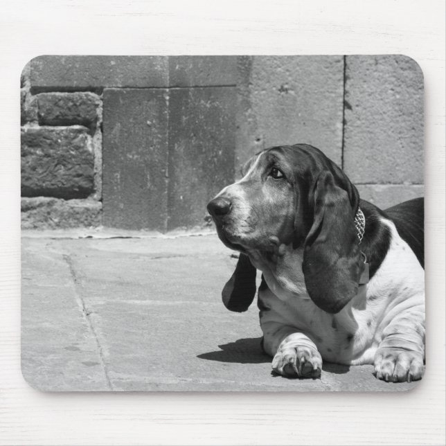 Tapis De Souris Basset Hound Mousepad (Devant)