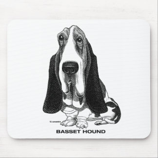 Tapis De Souris Basset Hound Mousepad