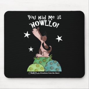 Tapis De Souris Basset Hound Night