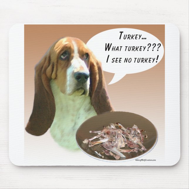 Tapis De Souris Basset Hound Turquie (Devant)