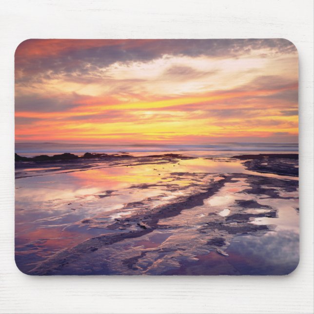 Tapis De Souris bassins de marée de Sunset Cliffs (Devant)