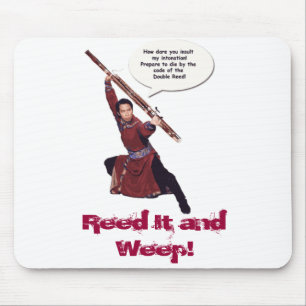 Tapis De Souris bassoon-kung-fu2, le couvrent de chaume et