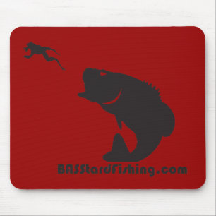 Tapis De Souris BASStard pêchant Mousepad