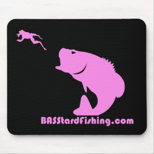 Tapis De Souris BASStard pêchant Mousepad