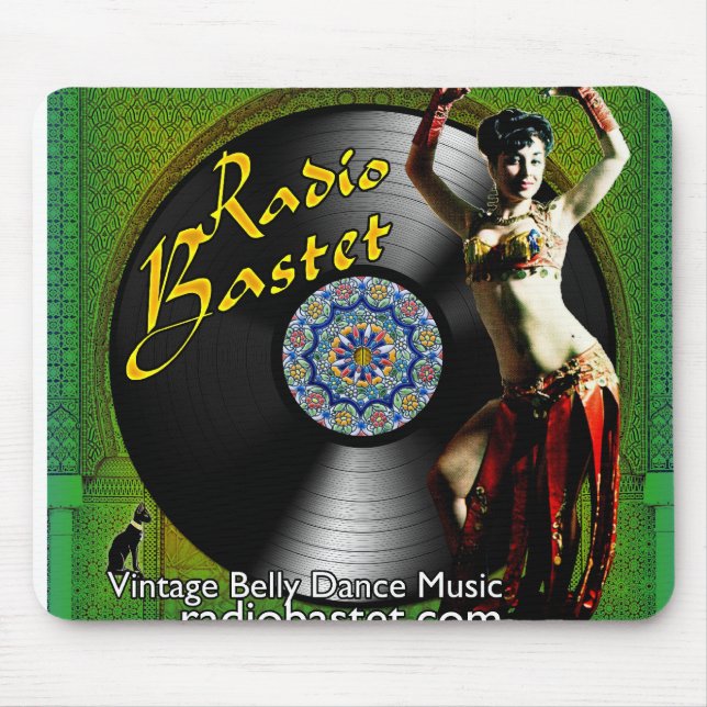 Tapis De Souris Bastet par radio Mousepad (Devant)