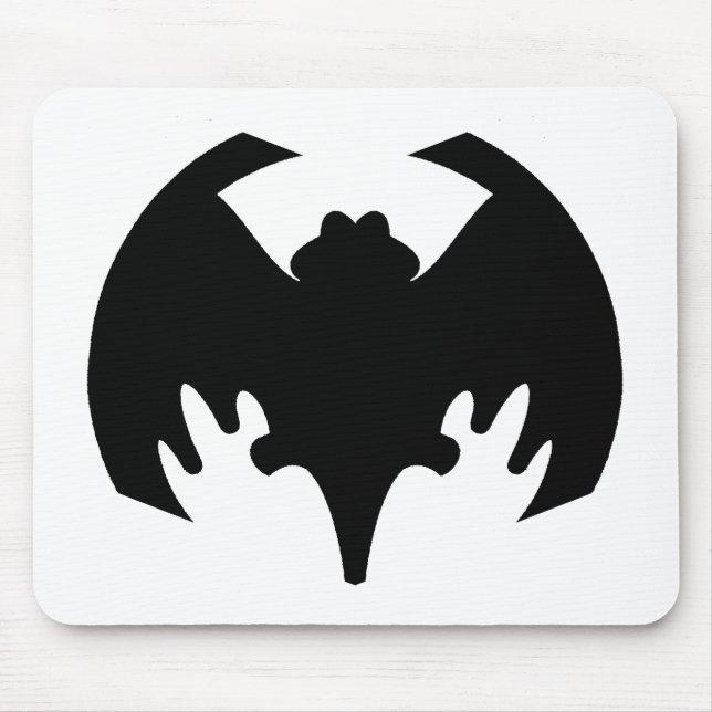 Tapis De Souris Bat Black Le MUSÉE Zazzle Cadeaux (Devant)