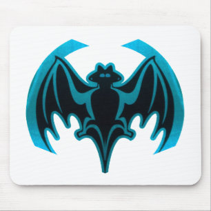 Tapis De Souris Bat Cyan Le MUSÉE Zazzle Cadeaux