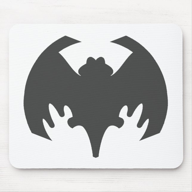 Tapis De Souris Bat Grey Le MUSÉE Zazzle Cadfts (Devant)