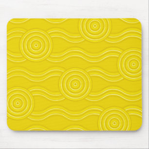 Tapis De Souris Bataille d'art autochtone