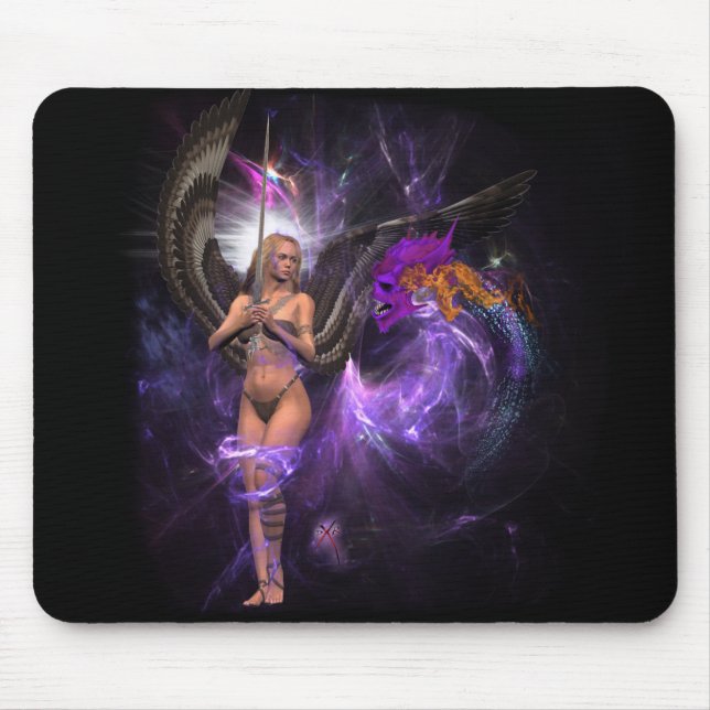 Tapis De Souris Bataille de Démon Mousepad (Devant)