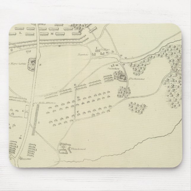 Tapis De Souris Bataille de Waterloo en Belgique (Devant)