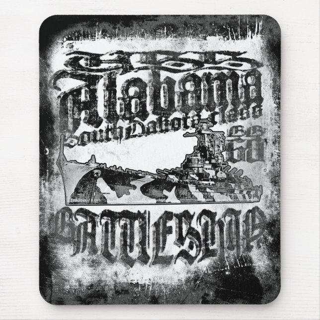 Tapis De Souris Bataillon Alabama Mousepad (Devant)
