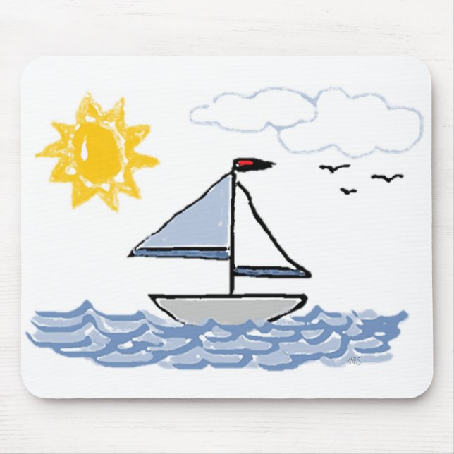 Tapis De Souris Bateau (Devant)