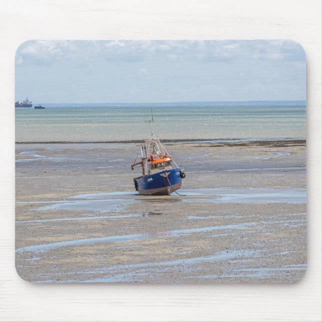 Tapis De Souris Bateau à marée basse mousepad (Devant)