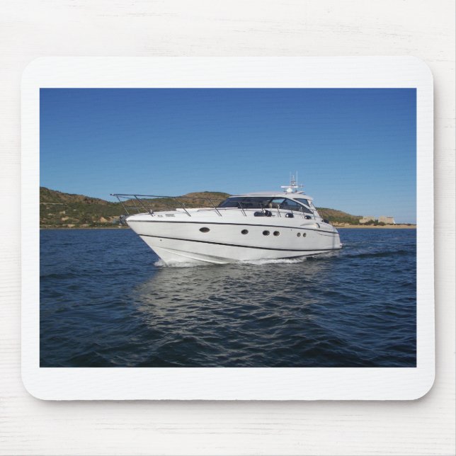 Tapis De Souris Bateau à moteur de luxe (Devant)