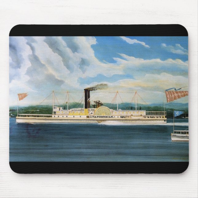 Tapis De Souris Bateau à vapeur Vanderbilt 1847 (Devant)