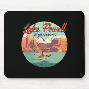 Tapis De Souris Bateau à voile sur le lac Powell Utah Arizona Voya