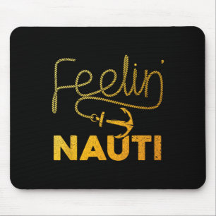 Tapis De Souris Bateau Cool Pour Hommes Femmes Sentiment Nauti Cap