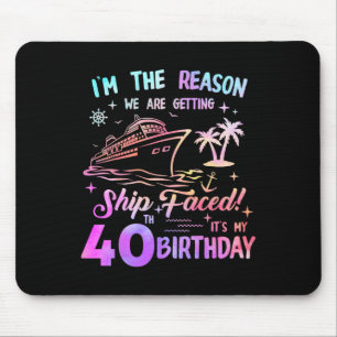 Tapis De Souris Bateau croisière pour les 40 ans 40 ans de croisiè