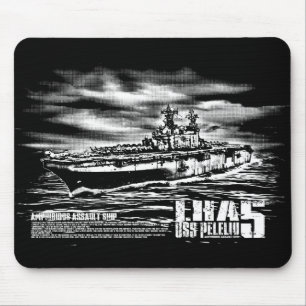 Tapis De Souris Bateau d'assaut amphibie Peleliu Mousepad