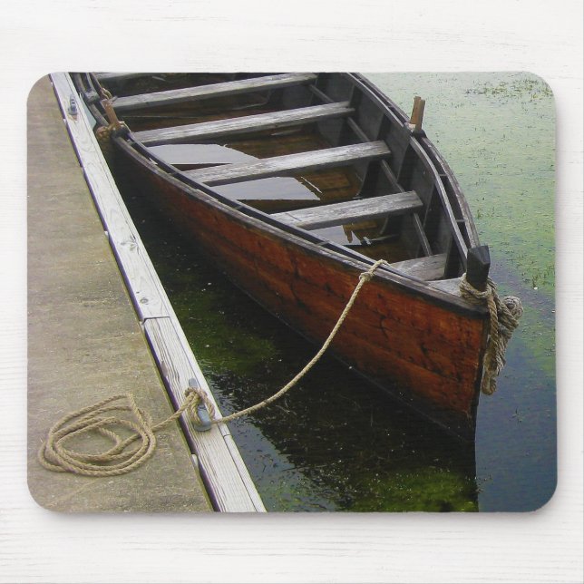 Tapis De Souris Bateau de canoë accouplé (Devant)
