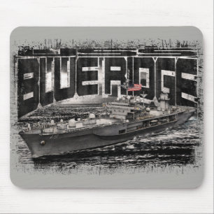 Tapis De Souris Bateau de commandement Blue Ridge Mousepad
