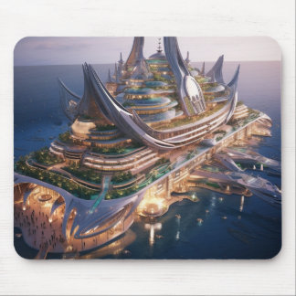 Tapis De Souris Bateau de croisière Concept Souris