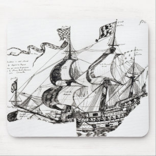 Tapis De Souris Bateau de Jacques Cartier, 'Rarete Indes