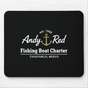 Tapis De Souris Bateau de pêche à louer Andy Red Zihuatanejo Établ