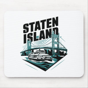 Tapis De Souris Bateau de Staten Island New York _1