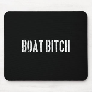 Tapis De Souris Bateau drôle offensant humour nautique de plaisanc