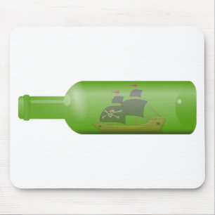 Tapis De Souris Bateau en bouteille