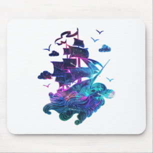 Tapis De Souris Bateau Neon