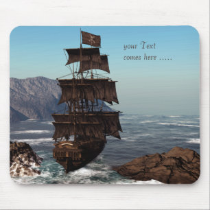 Tapis De Souris Bateau pirate Mousepad