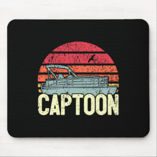 Tapis De Souris Bateau Ponton Skipper I Capitaine Bateau Ponton I