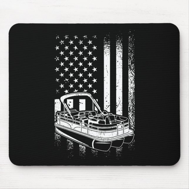 Tapis De Souris Bateau Tritoon - American Tritoon Captain (Devant)