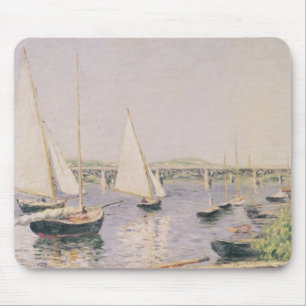 Tapis De Souris Bateaux à voile à Argenteuil, c.1888