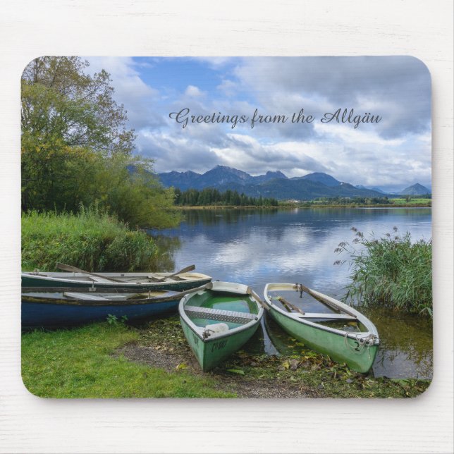 Tapis De Souris Bateaux d'aviron au lac - Allgäu (Devant)