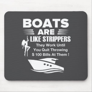 Tapis De Souris Bateaux sont comme drôle sarcasique citation cool 