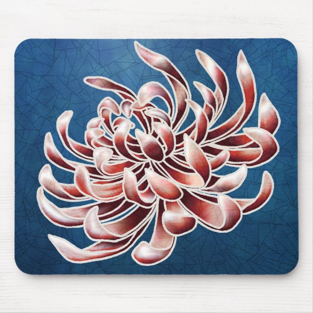 Tapis De Souris Batik Chrysanthemum (Devant)