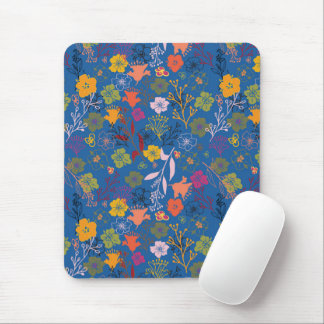Tapis De Souris Batik Moderne Victoria Bleu