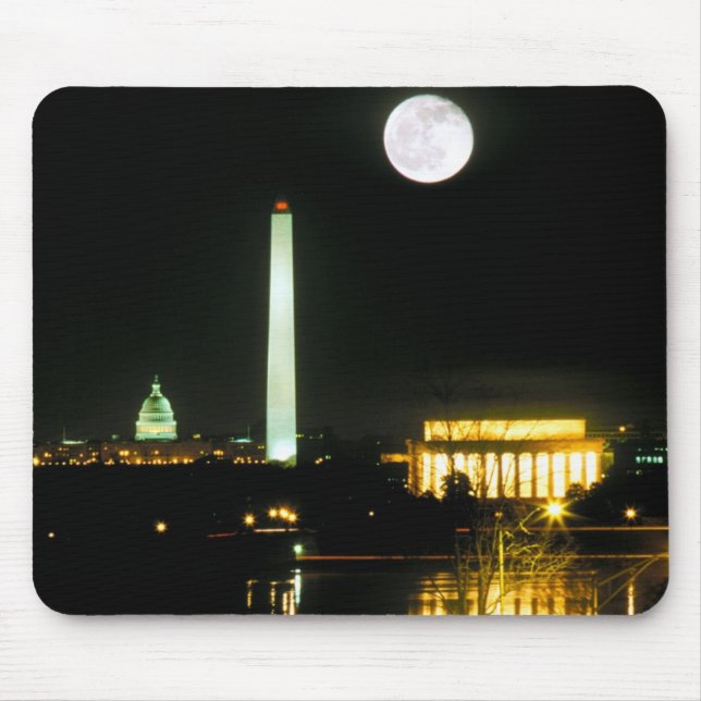 Tapis De Souris Bâtiment de capitol, le Lincoln Memorial, (Devant)