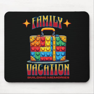 Tapis De Souris Bâtir des briques Vacances familiales Bâtir des so