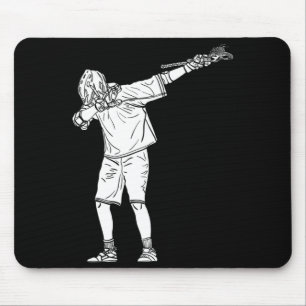 Tapis De Souris Bâton de crosse Garçon Dabbing Jeune Dab Dance