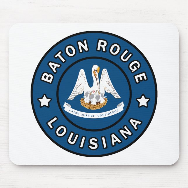 Tapis De Souris Baton Rouge Louisiane (Devant)
