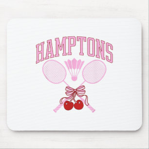 Tapis De Souris Battement de cœur ECG Joueur de badminton Navette 